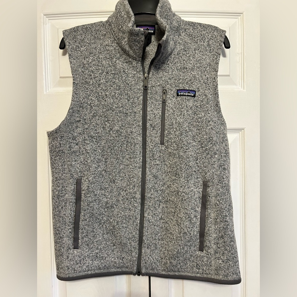 Patagonia Better Sweater Common Threads Jacket Vest Grey Mens Medium